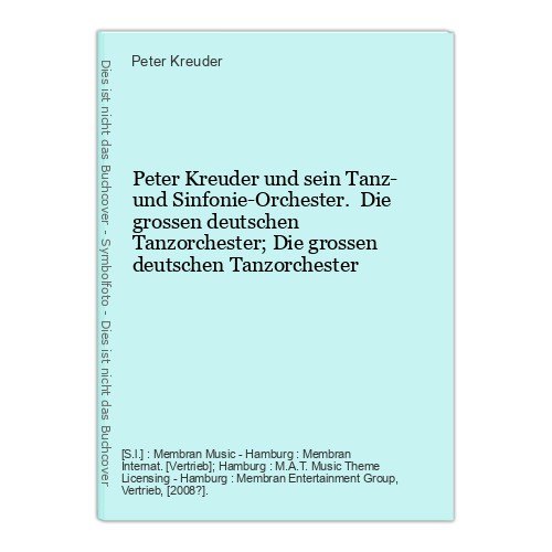 Peter kreuder und sein - peter, tanz-
