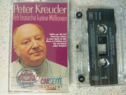 Musikkassette tape peter - mc,