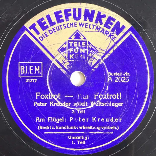 Schellack peter kreuder - schellack,