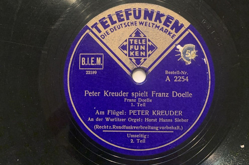 Peter kreuder spielt franz - kreuder,