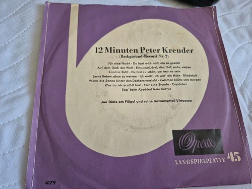 Peter kreuder minuten mit - kreuder,