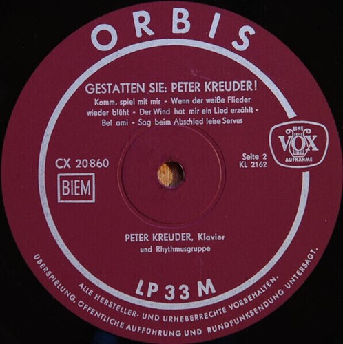 Peter kreuder gestatten sie - kreuder,