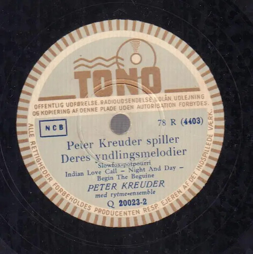 Schellack peter kreuder - peter,